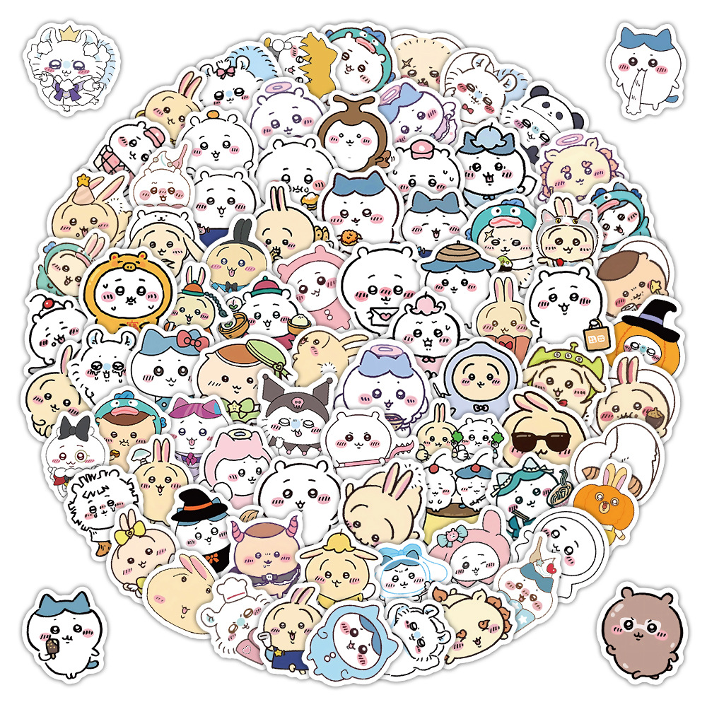 Tablet Phone Accessories - 102 JIYI Cartoon Stickers, Hachiware Usagi