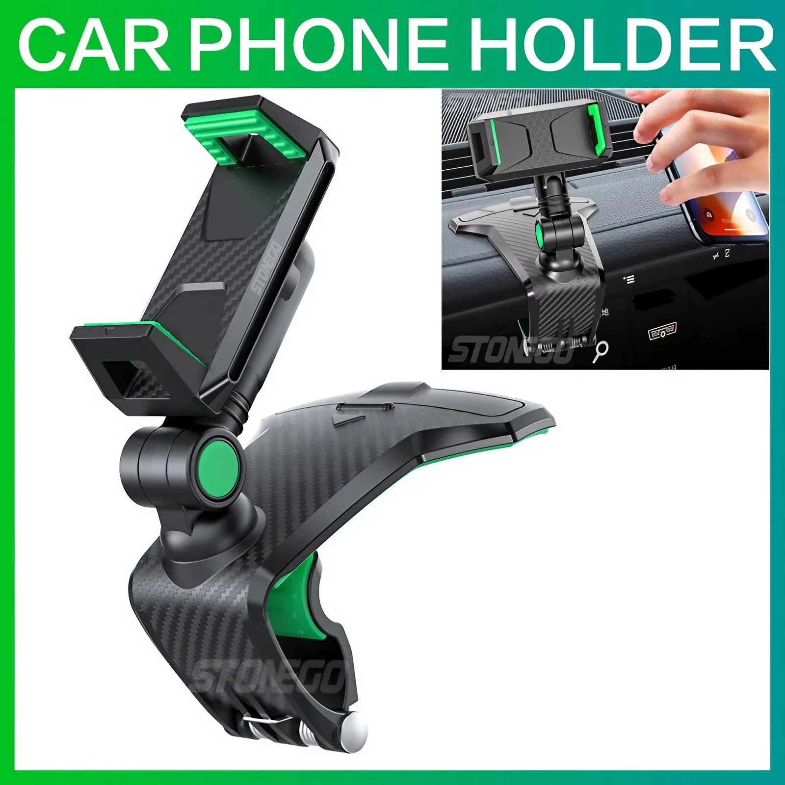Car Accessories Tablet Holder - Universal Dashboard Car Phone Holder Easy