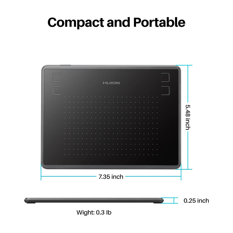 HUION H430P Digital Tablets Mi - Graphic Tablet Accessories recensie en prijs