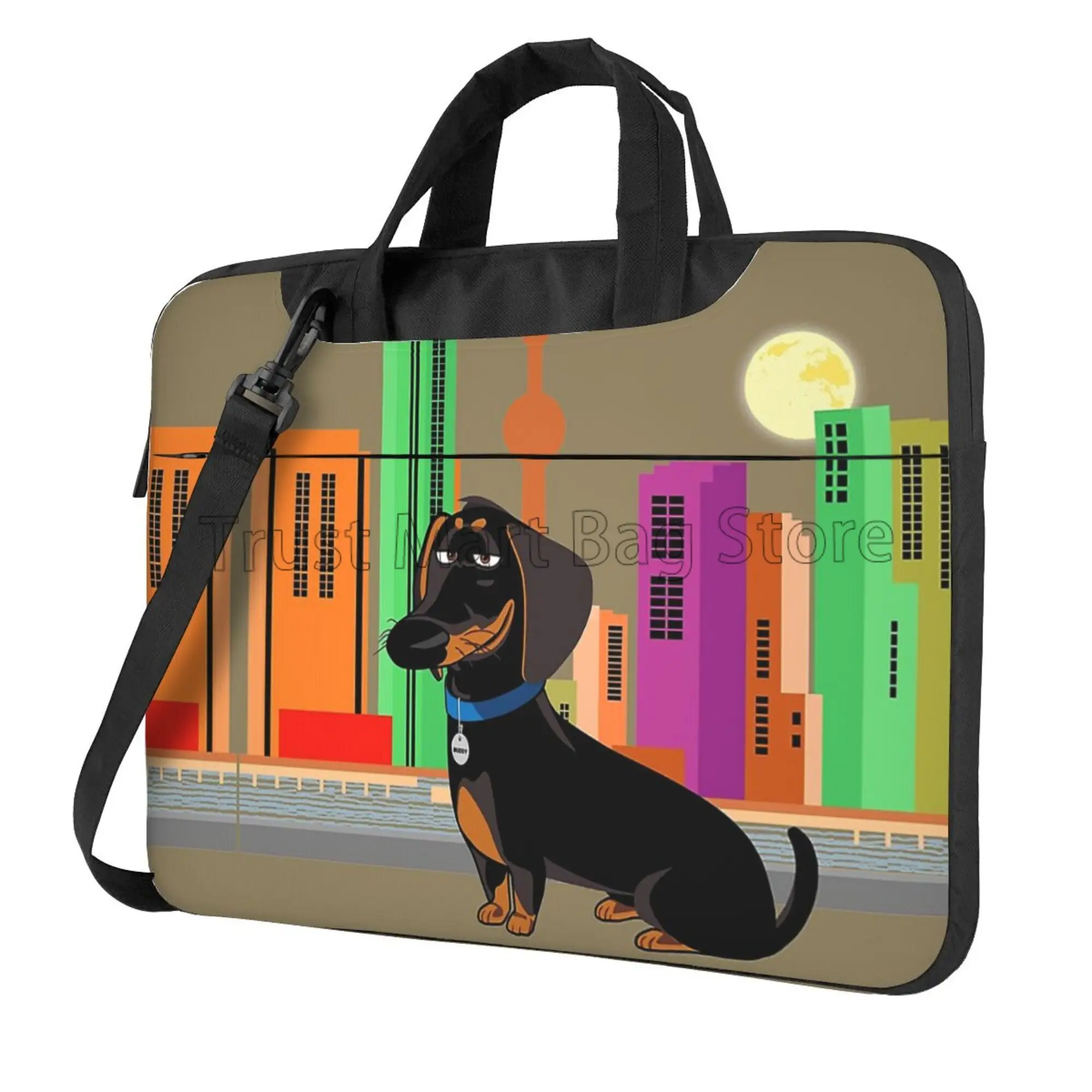 Cute Dachshund Print Laptop Ca - Tablet Accessories Bag recensie en prijs