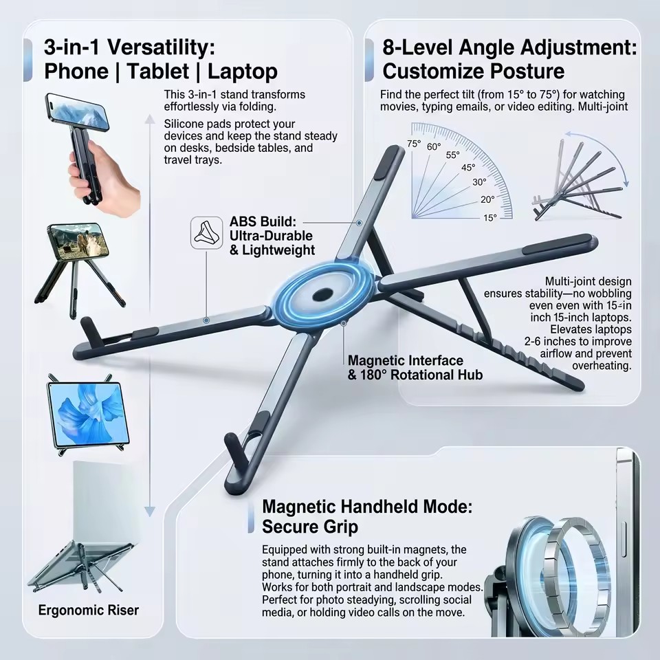 Portable Magnetic Phone Holder - Tablet Phone Accessories recensie en prijs