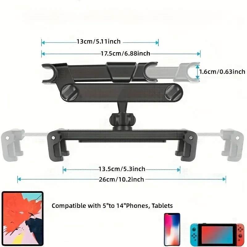 Foldable Car Phone Holder Back - Car Accessories Tablet Holder recensie en prijs