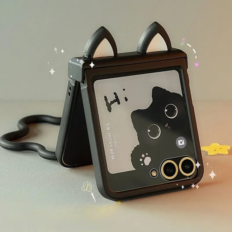 Cute Ears Hinge Phone Case For - Motorola Tablet Accessories recensie en prijs