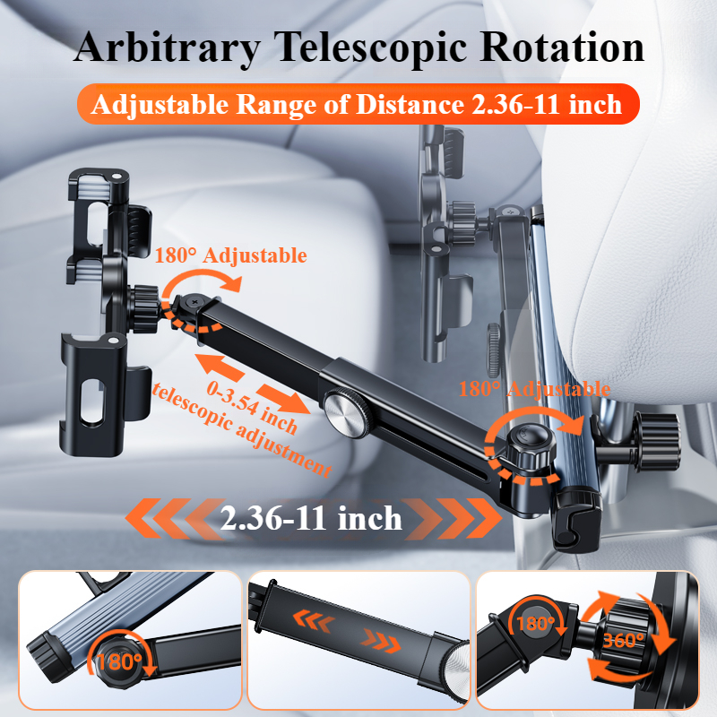 Hipacool Telescopic Car Phone  - Car Accessories Tablet Holder recensie en prijs