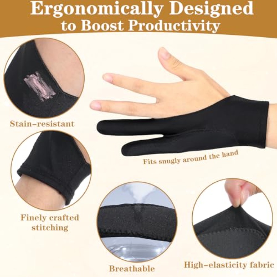Sibba 2x Two Finger Drawing Gl - Drawing Glove Artist recensie en prijs