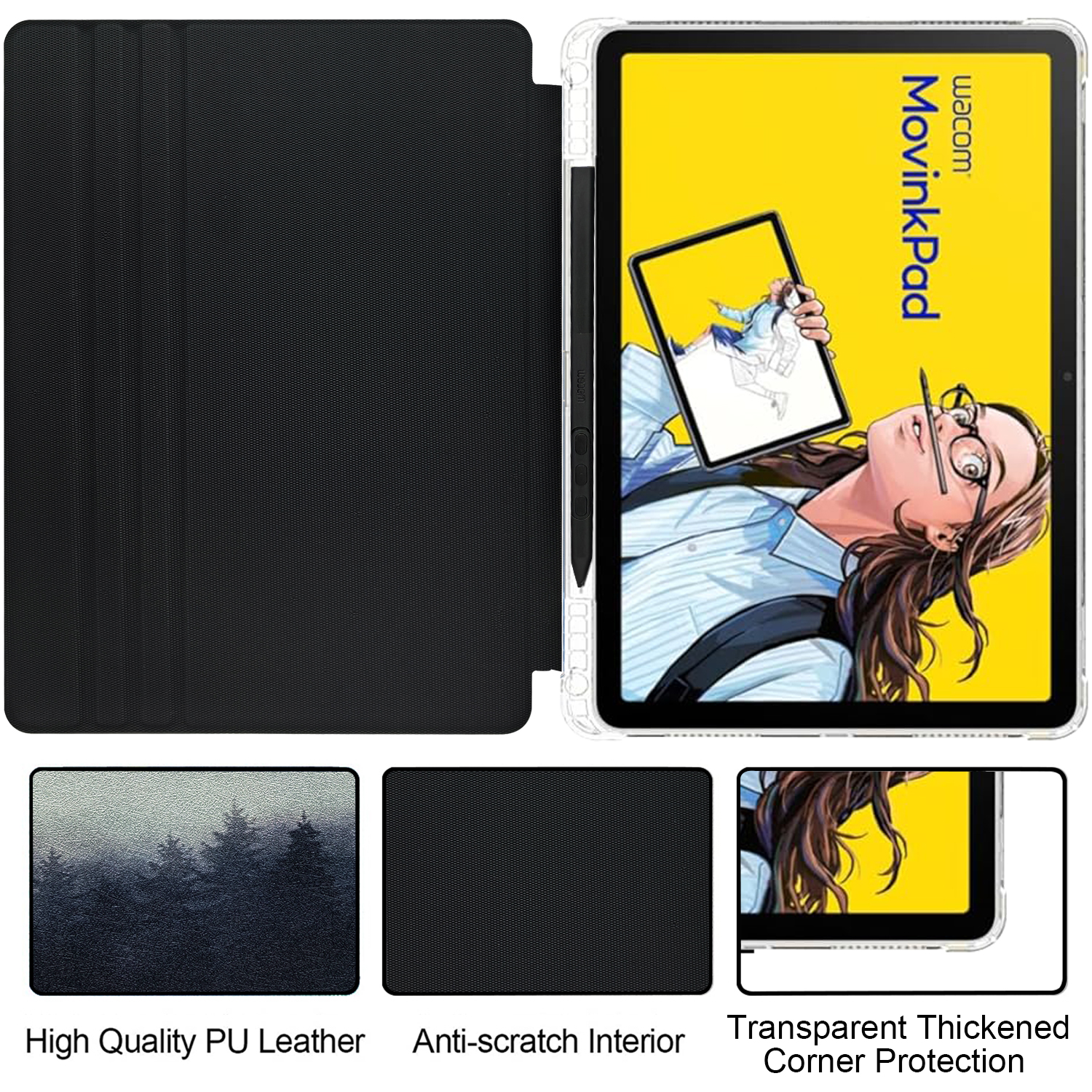 Transparent TPU Stand Case for - Wacom Tablet Accessories recensie en prijs