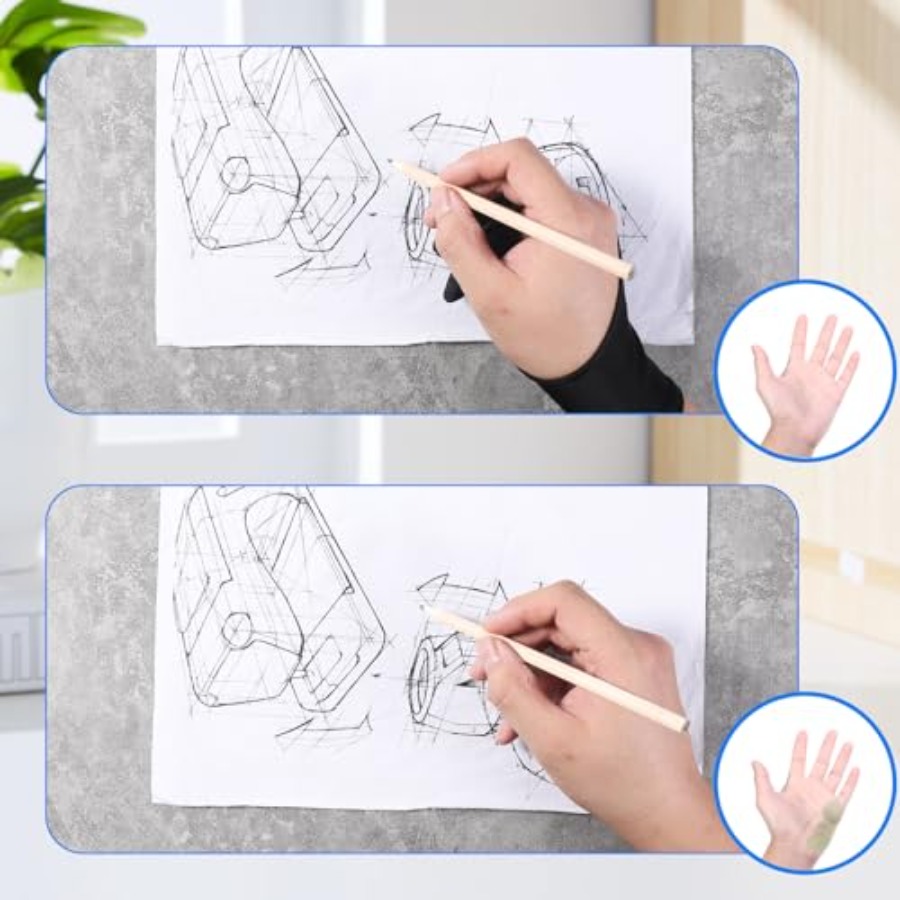 4 Pack Drawing Glove Digital D - Drawing Glove Artist recensie en prijs