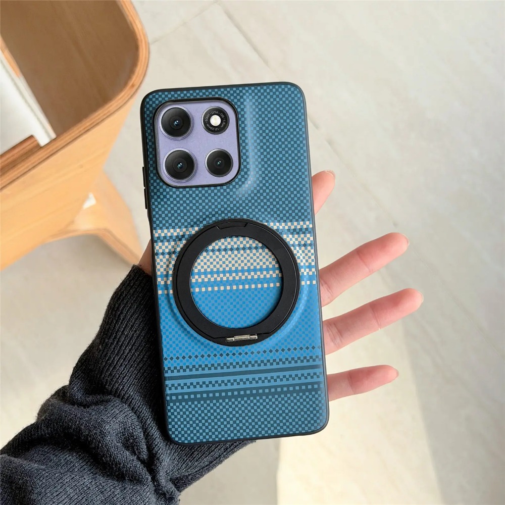 Luxury Metal Ring Magnetic Lea - Motorola Tablet Accessories recensie en prijs