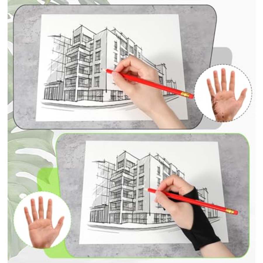 3 Pcs Artist Glove, Black Draw - Drawing Glove Artist recensie en prijs