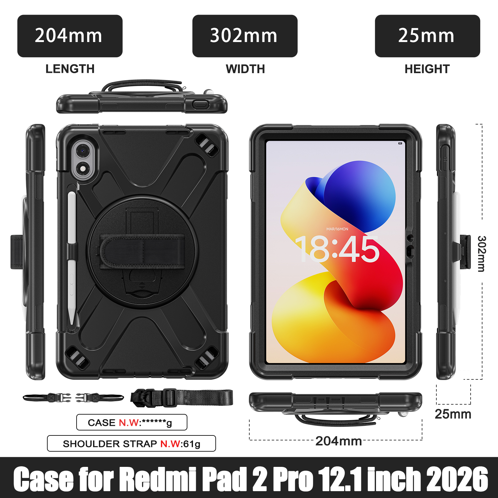 Armor Shockproof For Redmi Pad - Poco Tablet Accessories recensie en prijs