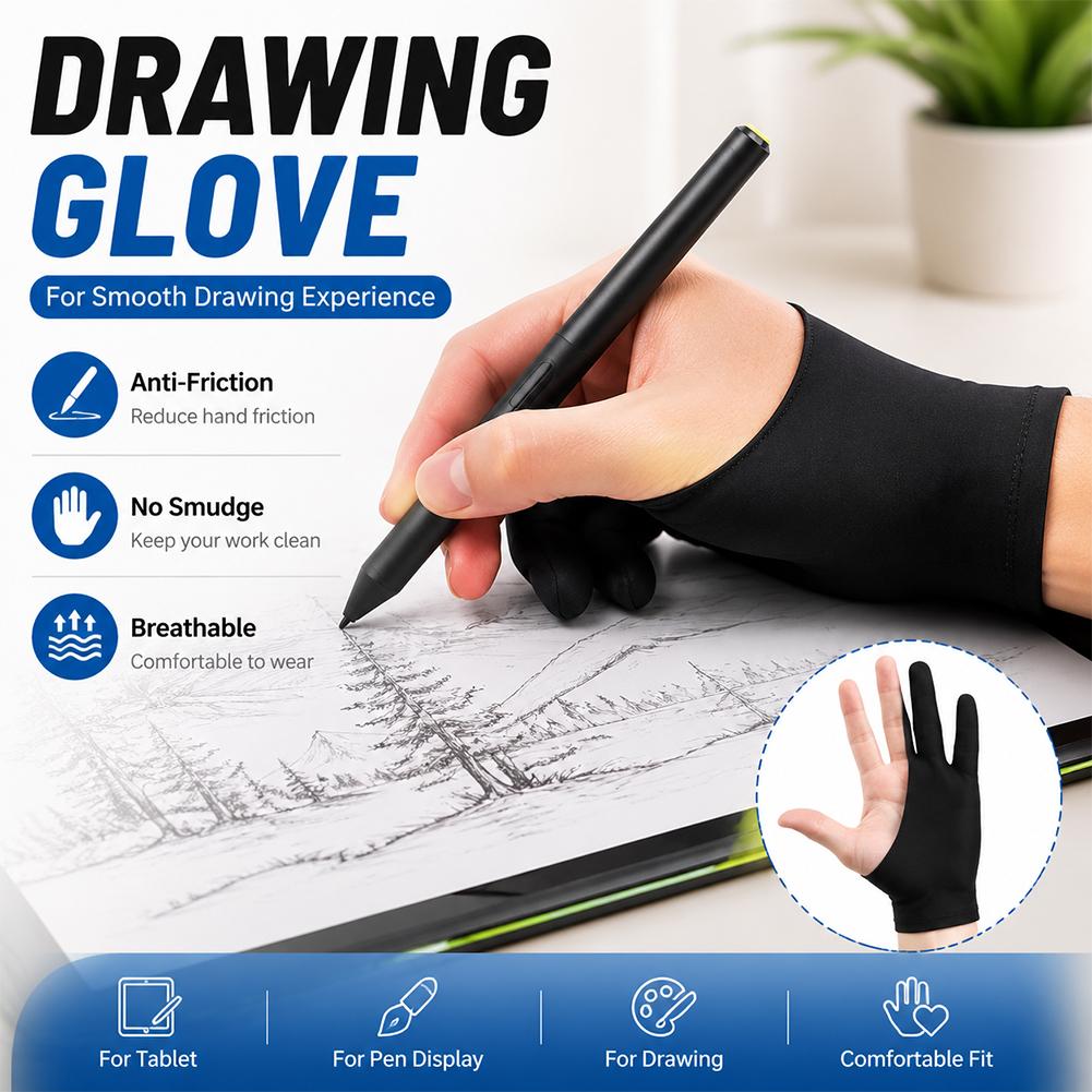 Drawing Glove Anti Touch Scree - Drawing Glove Artist recensie en prijs